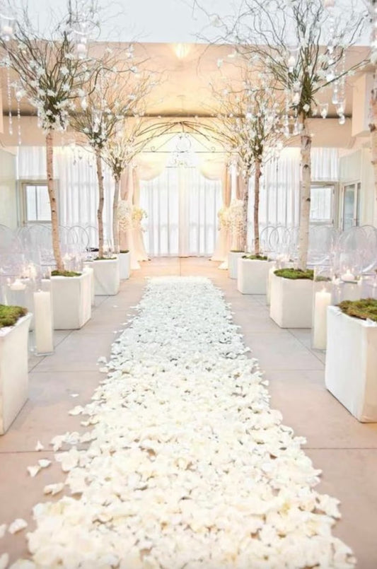 5,000 Ivory Flower Petals