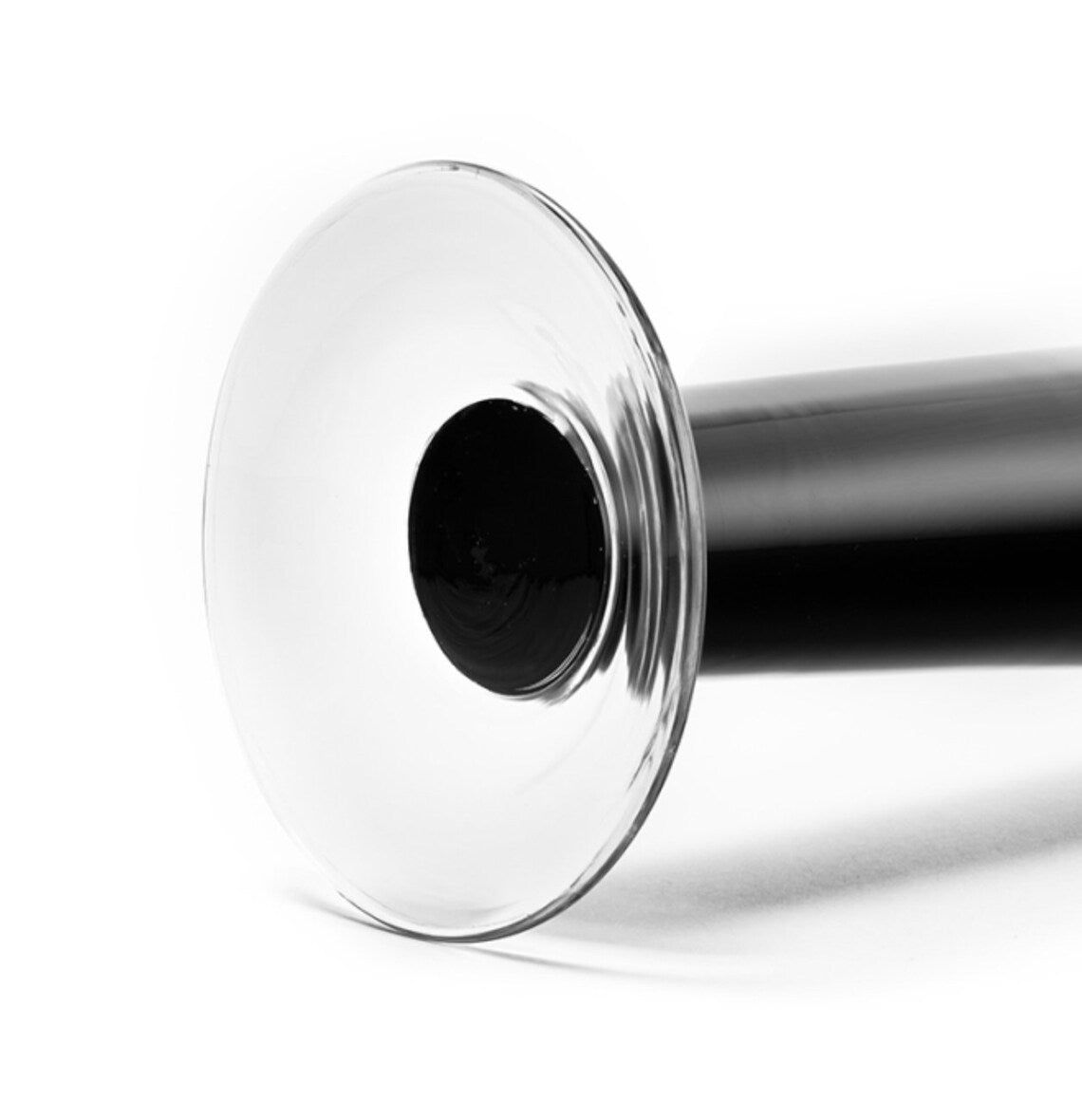 SIX 32" Tall Black Glass