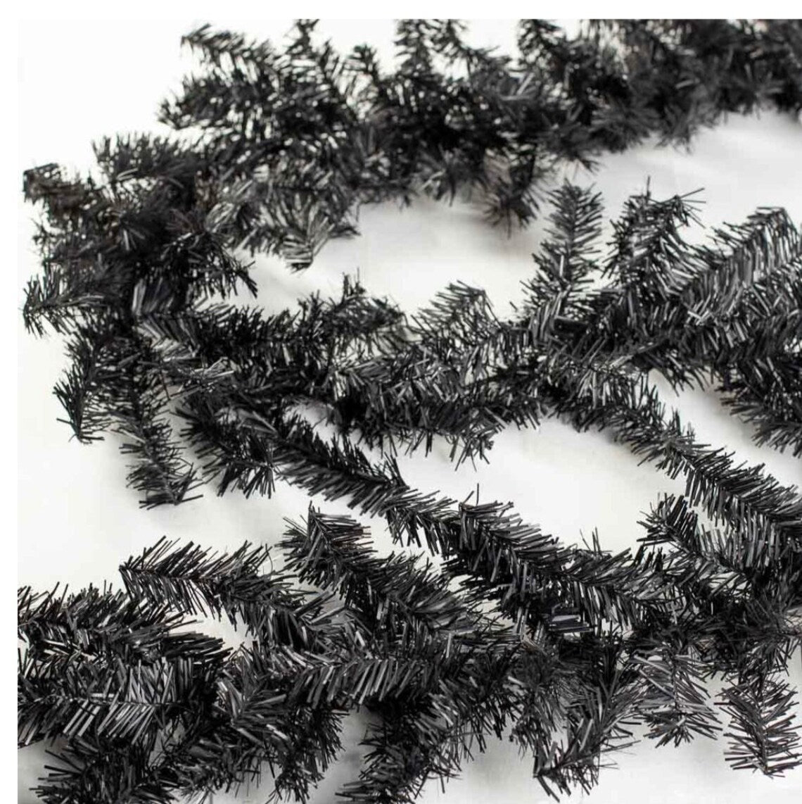 9 FT. Black Pine Halloween Garland Decor