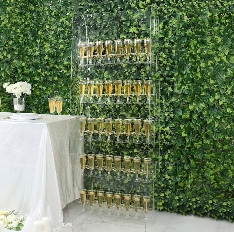 5 Tier DIY Champagne Glass Stand