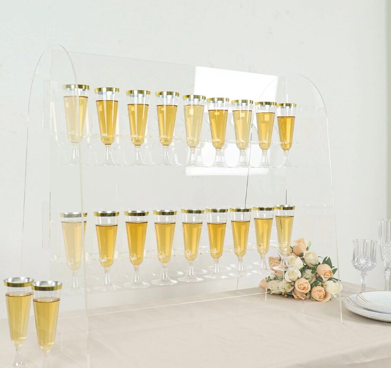2 Tier Champagne Glass Stand