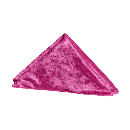 Set of 10 Velvet 20"x20" Linen Napkin - Magenta