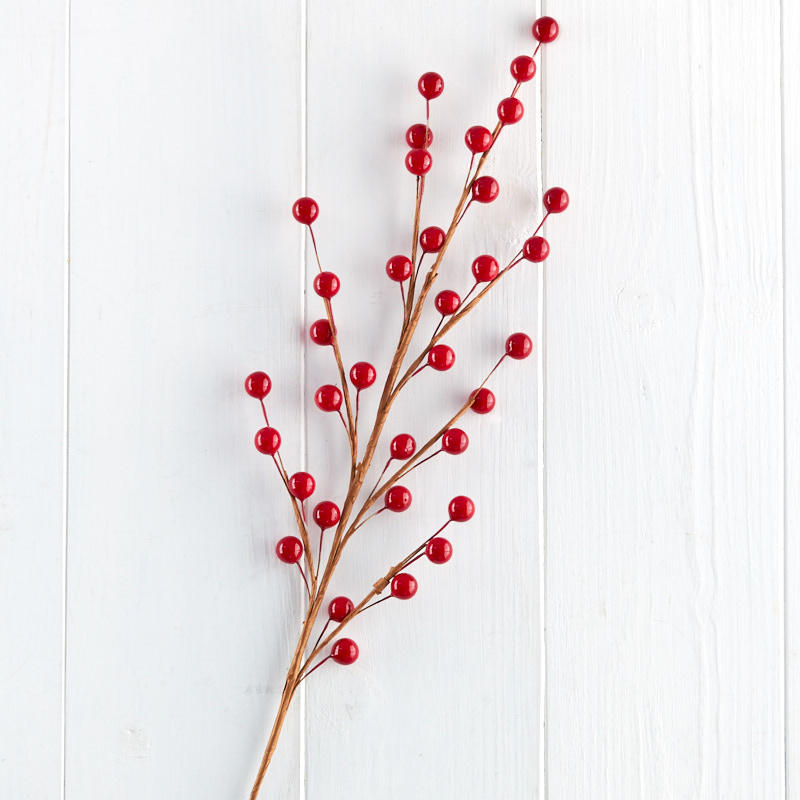 Red Artificial Berry Sprays (Package of 12 pieces)
