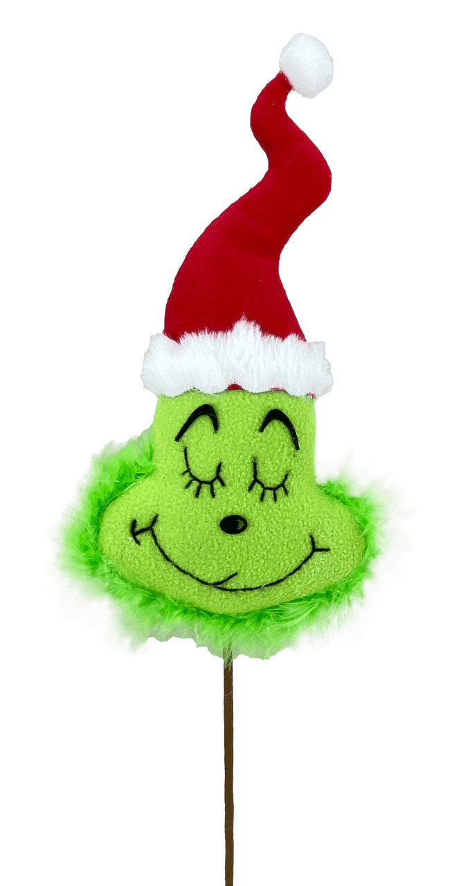 19” Plush Green Monster Head