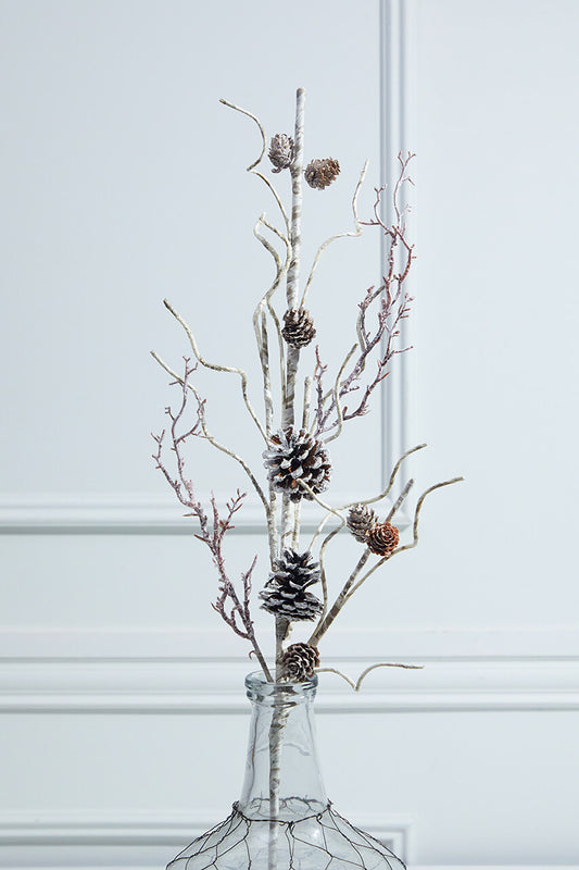 32” Iced Birch Cone Stem
