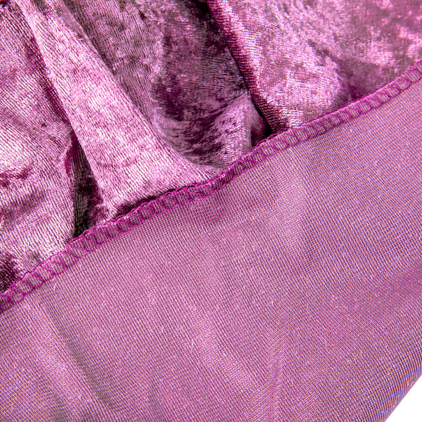 Velvet 120" Round Tablecloth - Violet