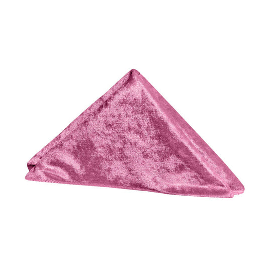 Set of 10 Velvet 20"x20" Linen Napkin - Violet
