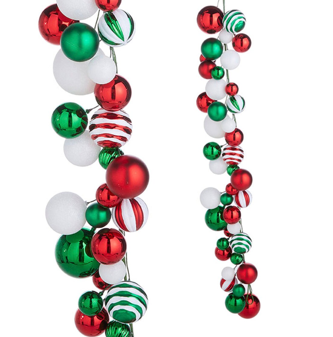 4 FT. Mixed Color Ball Garland Christmas Tree Decorations Ornament String Garlands Party Fun Balls Wholesale Whimsical Colorful Pattern Sale